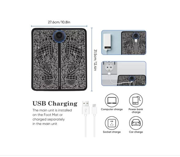 Masajeador De Pies Eléctrico Portátil USB