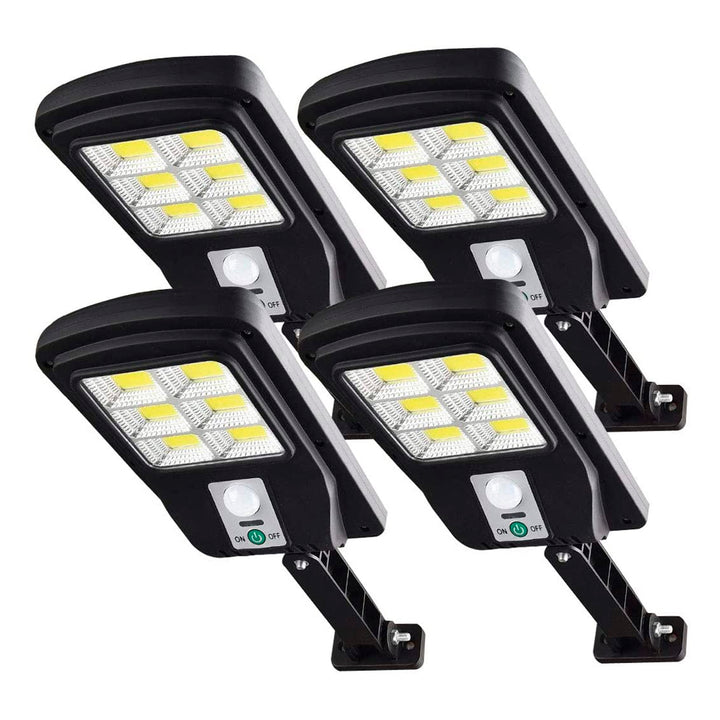 Pack de 4 focos solares con sensor